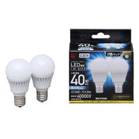 【アウトレット】アイリスオーヤマ LED電球 E17 広配光 40形相当 昼白色 1パック（2個入） LDA4N-G-E17-4T32P（567291）