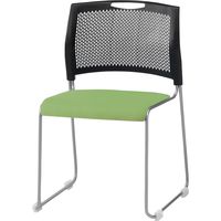 藤沢工業 TOKIO NSB・NSWシリーズ スタッキングチェア NSB-T10 ライトグリーン 1セット（4脚入）（取寄品）