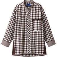 セロリー 八分袖シャツ（ユニセックス） ブラウン 4L 63527（直送品）