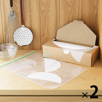 （限定）フリーザーバッグ マチ無し L A4サイズが入る 食品保存袋 冷蔵・冷凍対応 1セット（30枚入×2箱） オリジナル