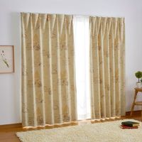 ライズTOKYO 1級遮光・遮熱カーテン プー 幅1000×丈1850mm SB-471-D 1セット（2枚入）（直送品）