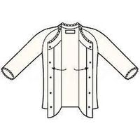 神戸生絲 TioTio前開き7分袖（ラグラン袖）婦人用 オフホワイト TT50