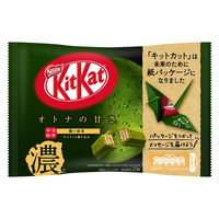 【アウトレット】キットカット ミニ オトナの甘さ 濃い抹茶 12枚入り 1袋 ネスレ日本 チョコレート