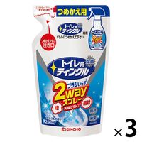 トイレ用ティンクル 直射・泡2WAYスプレー 詰め替え250ml 1セット（3個）KINCHO キンチョー