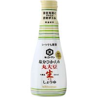 キッコーマン食品 塩分ひかえめ 丸大豆生しょうゆ 200ml×6 2113110 1ケース（6入）（直送品）