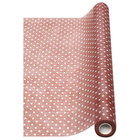 シモジマ HEIKO フラワーラップ ドット チャ 006777935 1セット（5本）（直送品）