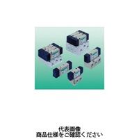 セレックスバルブ パイロット式5ポート弁マニホールド M4KA110ーGS6ーM1Bー4ーDC24V M4KA110-GS6-M1B-4-DC24V（直送品）