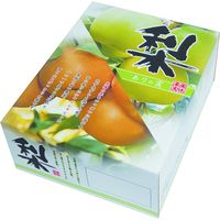 ヤマニパッケージ 梨・ありの実 2kg箱 L-2338 1ケース（40：10枚セットシュリンク）（直送品）