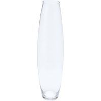 横浜ディスプレイミュージアム フラワーベース 花瓶 ガラスベースオーバルM RGB-752（直送品）