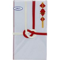 キングコーポレーション 東京折 赤白 無地 中袋付 3枚入×15パック