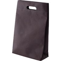 不織布小判抜きマチ付バッグ チョコレート SW4328-36 1セット（50個）（直送品）