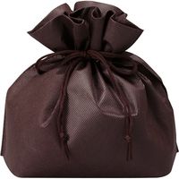 不織布パッケージ用巾着 チョコレート 3023-36 1セット（100個）（直送品）