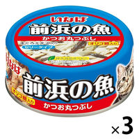 いなば 前浜の魚 かつお丸つぶし ゼリータイプ 115g 1セット（1缶×3）キャットフード 缶詰