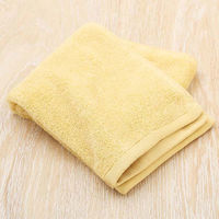 【アウトレット】【30％OFF セール】フェイスタオル ふわふわ ベージュイエロー 1枚 抗菌防臭加工 ロハコ（LOHACO）オリジナル