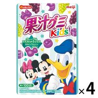 明治 果汁グミキッズ グレープ＆マスカットミックス 4個