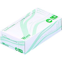 水野産業 N440 ニトリル手袋 粉付 WHITE L 1セット（3000枚）（直送品）