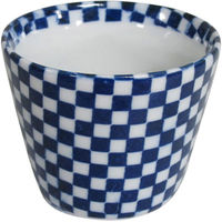 ブルーム その他和食器 美濃焼 ミノコモノ切立カップ/市松/8x6.5cm/日本製/美濃/JAPAN 60894 1箱（3個入）×2セット(直送品)（直送品）