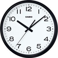 CASIO（カシオ計算機） アナログ 掛け時計 インテリアクロック メタリックブラック IQ-99-1JF 1個（取寄品）