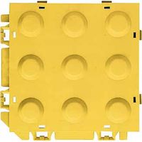 山崎産業 ガイドマットV（V-P）警告 イエロー F-133-P-Y 1箱（2枚入）（直送品）