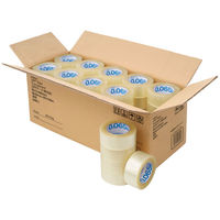 アスクル OPPテープ 0.065mm厚 48mm幅 100m巻 無包装 A-654810 1箱（50巻入） オリジナル（わけあり品）