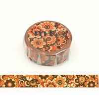 カモ井加工紙 マスキングテープ mt ex レイヤーフラワー 幅15mm