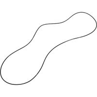 箕浦 ウレタンローラーベルト ブラック ROLLER BELT（直送品）