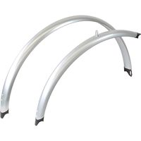 敷島自転車 前後泥よけ 27インチ用 シルバー 4510676298206（直送品）