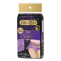 【ロハコサンプル】ウィスパー うすさらシルキー 超うす型 大人用紙おむつ ローズ L お試し（2枚入） P&G 尿漏れ ウイスパ―