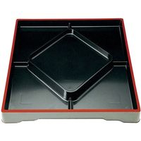 ニシキ みやび（40）赤フチ フタ付 2355402050 20組（5×4）（直送品）