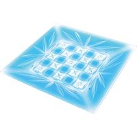 ニシキ 角皿（20）本体 錦切子・青 2131205350 240枚（20×12）（直送品）