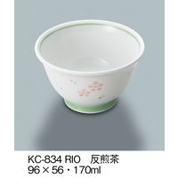 三信化工 反煎茶 強化磁器 里桜 KC-834-RIO 1セット（5個入）（直送品）