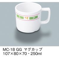 三信化工 マグカップ グリーングラス MC-18-GG 1セット（5個入）（直送品）
