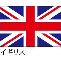 【世界の国旗】服部 応援・装飾用旗 イギリス 105×70cm ポンジ 1枚（直送品）