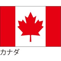 【世界の国旗】服部 応援・装飾用旗 カナダ 135×90cm ポンジ 1枚（直送品）