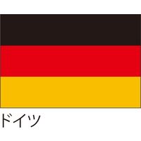 【世界の国旗】服部 応援・装飾用旗 ドイツ 135×90cm ポンジ 1枚（直送品）