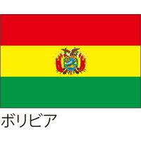 【世界の国旗】服部 応援・装飾用旗 ボリビア 135×90cm ポンジ 1枚（直送品）