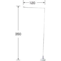 KMA マグネット付のぼり用ピアノ線 20個入 049-4116380-20 1セット(20個入)（直送品）