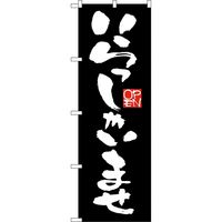 KMA のぼりNO.G-2756 いらっしゃいませ 2枚入 049-4342756-2 1セット(2枚入)（直送品）