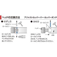 アジャストカッパーバー COA-35 オーエッチ工業（直送品）