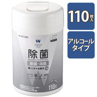 エレコム ウェットティッシュ/除菌/ボトル/110枚 WC-AG110N 1個