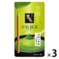 【アウトレット】ロッテ 味わい芳醇トッポ ＜宇治抹茶＞ 1セット（3個）