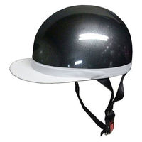 石野商会 半キャップヘルメット ガンメタ FS605B-GM（取寄品）