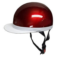 石野商会 半キャップヘルメット キャンディーレッド FS605B-CRE（取寄品）