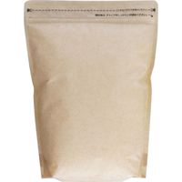 【袋・包装資材（米袋）】マルタカ TTC-200 クラフト タイトチャック袋 無地 2kg 1梱包（100枚入）（直送品）