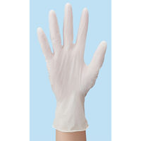 川西工業 「現場のチカラ」　使いきりニトリル手袋　極薄手 粉なし S　ホワイト 1箱（300枚入） オリジナル