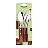 TRAMONTINA 21103/670 ポリウッド テーブルスプーン6pc 24767（直送品）