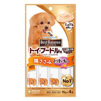 ベストバランス トイプードル用 鶏ささみ さつま芋入（15g×4本）1袋 ユニ・チャーム