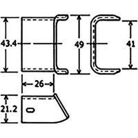 外山電気 メタルモール ブッシング Y211（直送品）