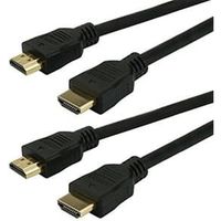 ホーリック HDMIケーブル 1.5m 樹脂モールドタイプ 2本セット HDM15311BK2P*（直送品）