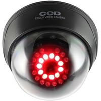 ダミーカメラ 赤外線ドーム型 発光T ブラック OS168R* オンスクエア（直送品）